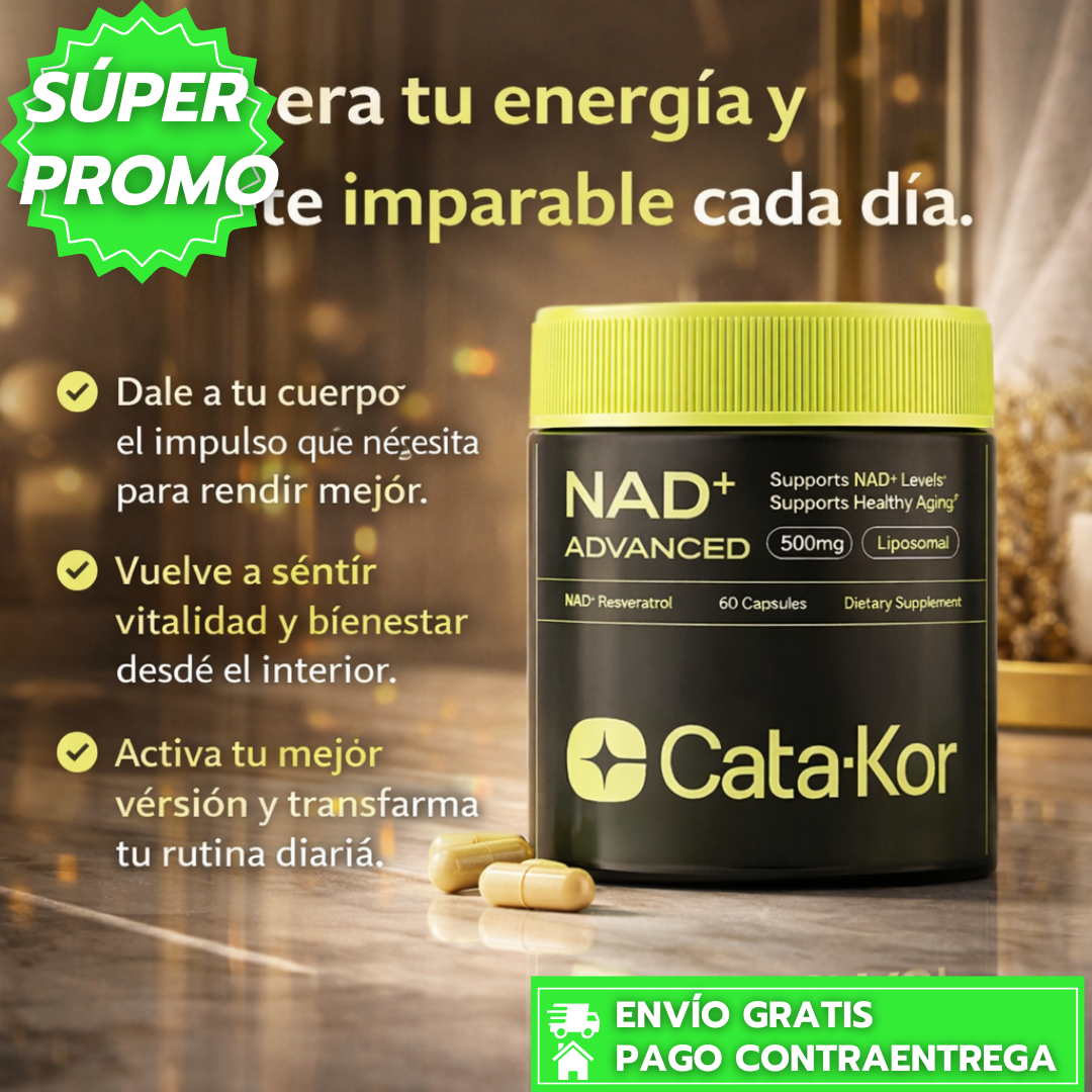 Cata-Kor: Cápsulas que apoyan el envejecimiento saludable de la piel.