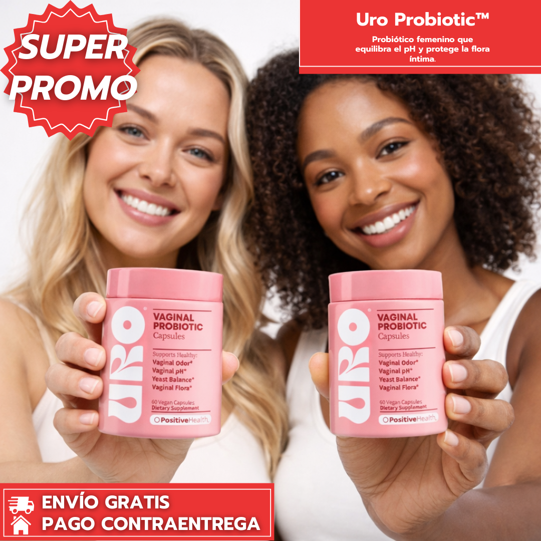 Uro Probiotic: Probiótico femenino que equilibra el pH y protege la flora íntima.