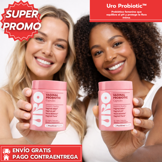 Uro Probiotic: Probiótico femenino que equilibra el pH y protege la flora íntima.