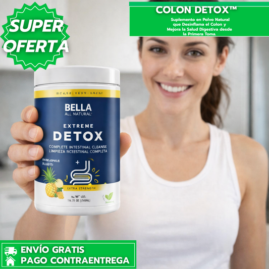 COLON DETOX: Suplemento en Polvo Natural que Desinflama el Colon y Mejora la Salud Digestiva desde la Primera Toma.