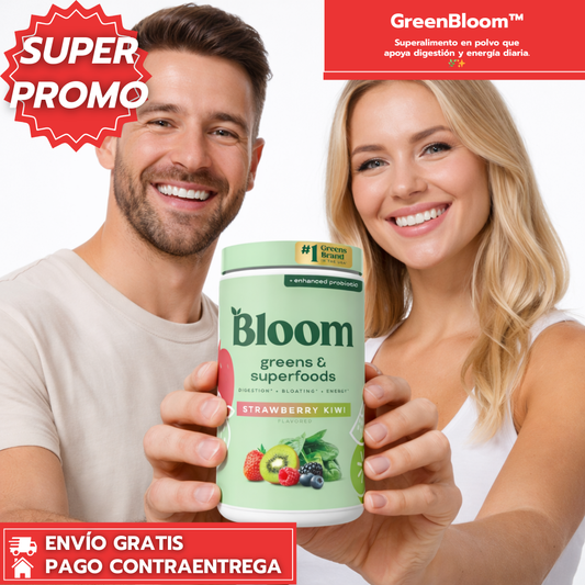 GreenBloom: Superalimento en polvo que apoya digestión y energía diaria. 🌿✨