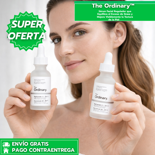 Oferta Especial 2x1: THE ORDINARY TM: Sérum Facial Regulador que Equilibra el Exceso de Grasa y Mejora Visiblemente la Textura de la Piel