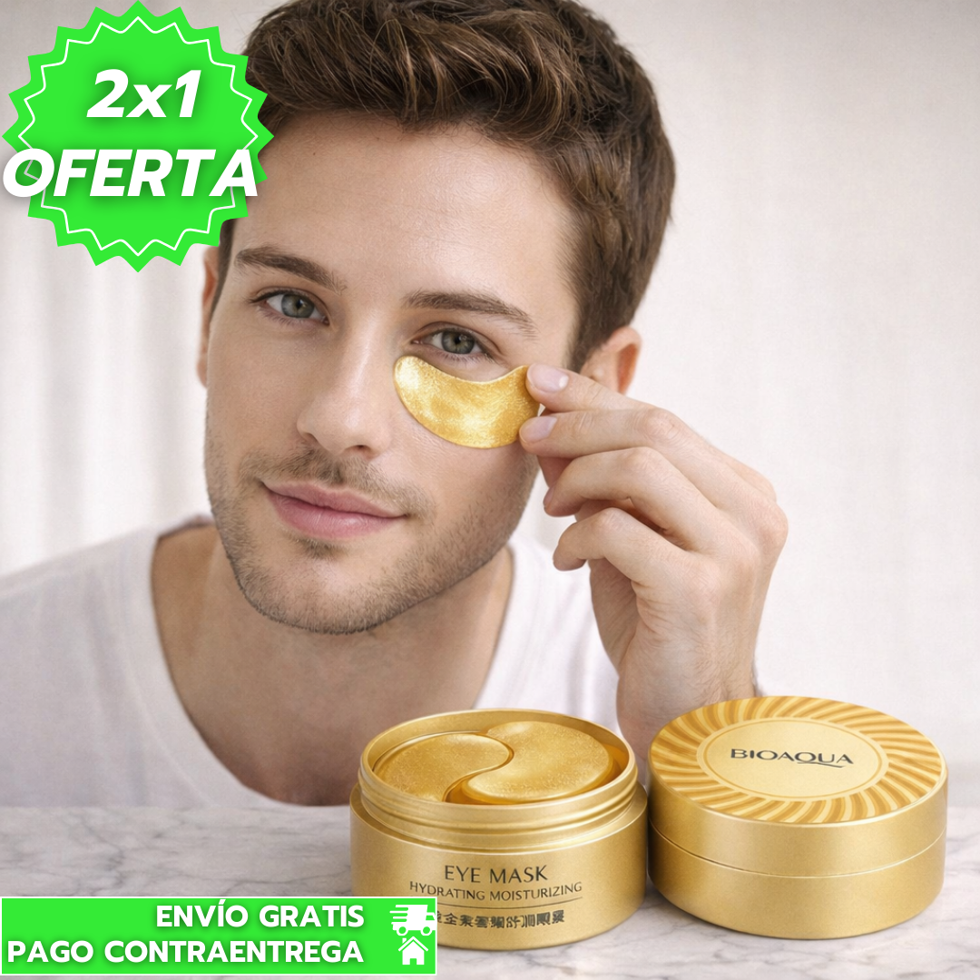 Parches Bioaqua: Parches hidratantes que reducen ojeras y refrescan el contorno de ojos. ✨