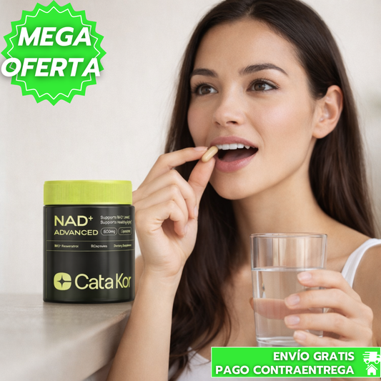 Cata-Kor: Cápsulas que apoyan el envejecimiento saludable de la piel.