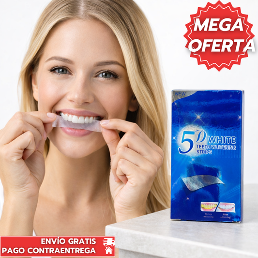 Banda Blanqueadora: Tiras dentales que eliminan manchas y aclaran la sonrisa. 🦷✨
