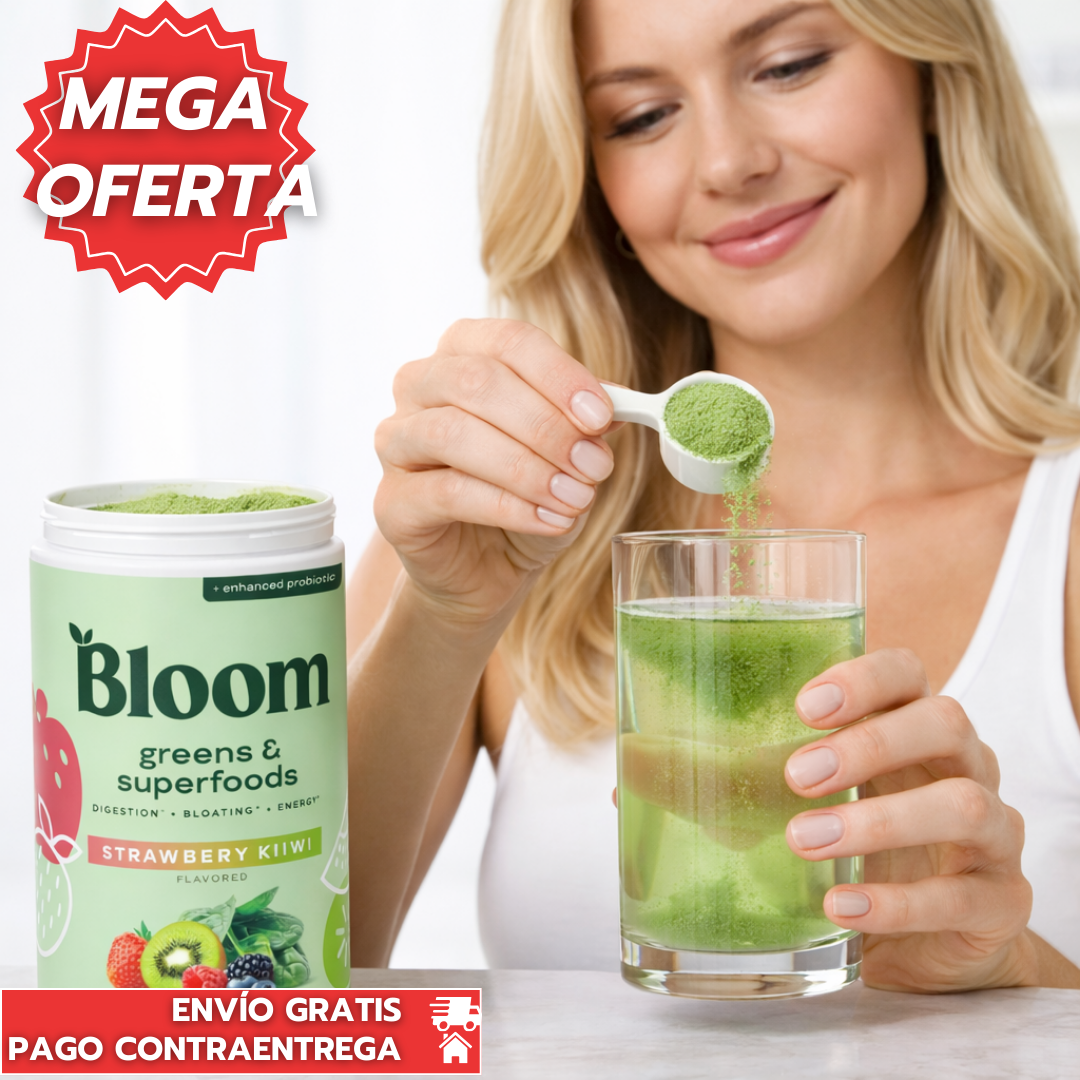GreenBloom: Superalimento en polvo que apoya digestión y energía diaria. 🌿✨