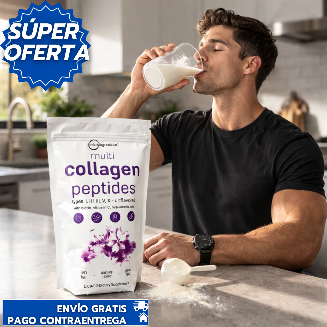 MultiCollagen: Colágeno en polvo que fortalece uñas, impulsa el cabello e hidrata la piel
