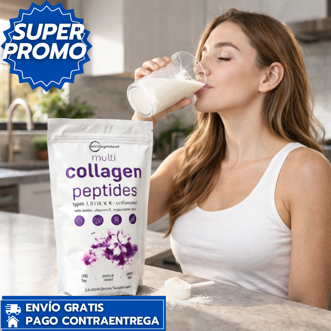 MultiCollagen: Colágeno en polvo que fortalece uñas, impulsa el cabello e hidrata la piel