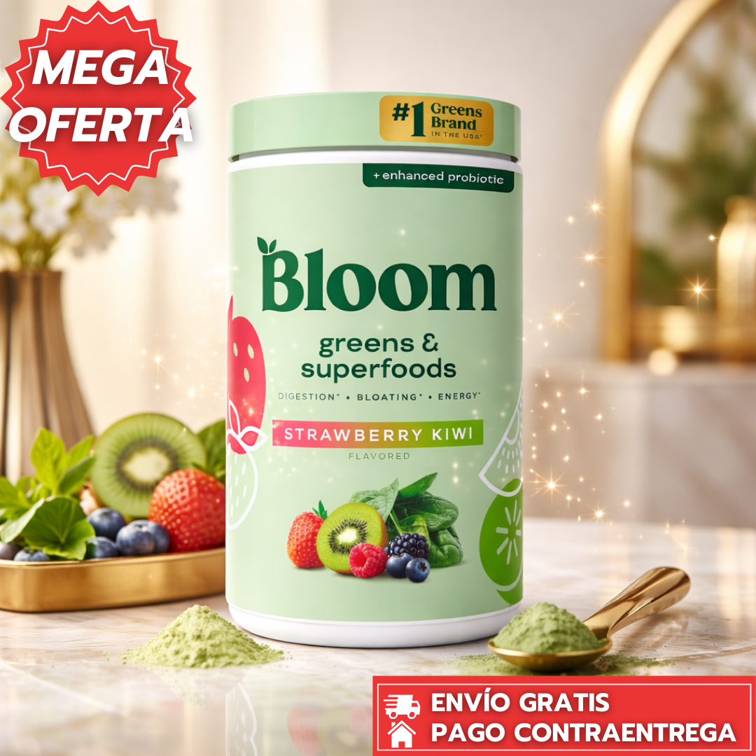 GreenBloom: Superalimento en polvo que apoya digestión y energía diaria. 🌿✨
