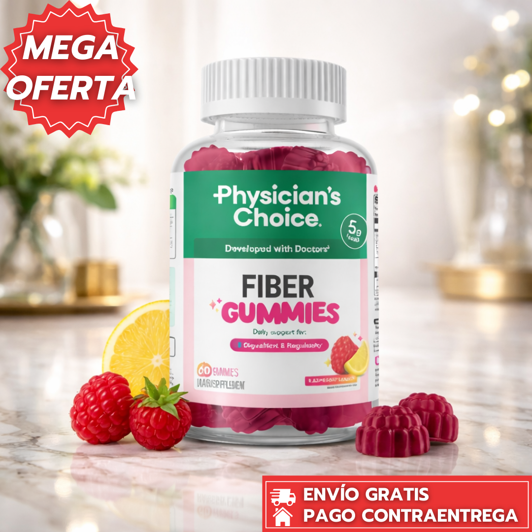 Fiber Gomitas: Gomitas con fibra que mejoran la regularidad digestiva.