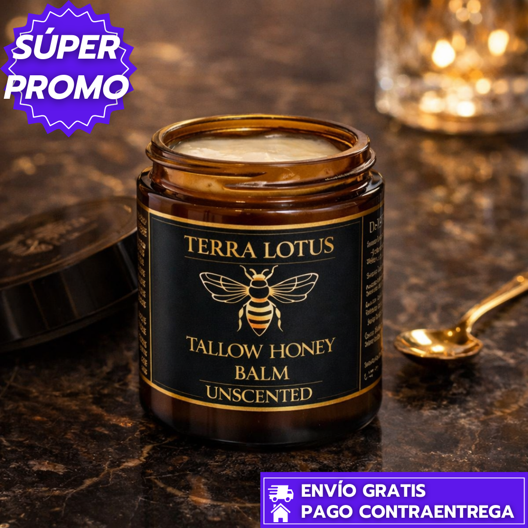 MielSkin: Bálsamo Orgánico de Sebo de Res y Miel que Hidrata, Regenera y Protege la Piel de Toda la Familia de Forma Natural.